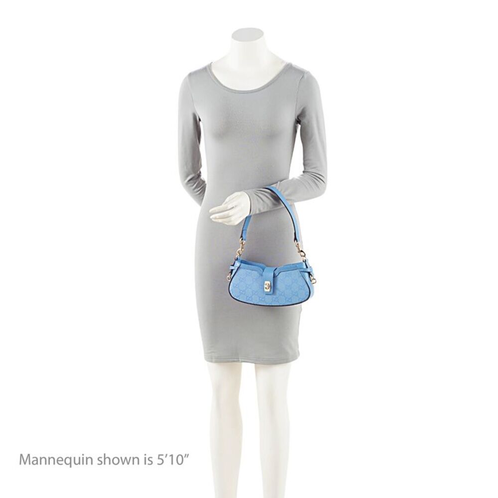 Gucci GG Canvas Moon Side Shoulder Bag - Picture 5 of 12